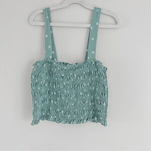 American Eagle ditsy floral crop top